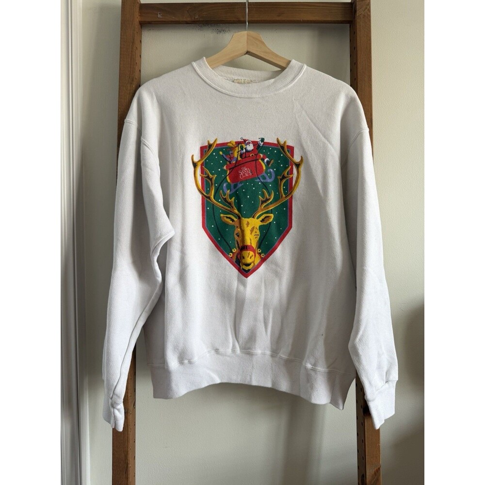 VTG Disney The Santa Clause Sweatshirt RARE Promo Logo Christmas Movie Tim Allen
